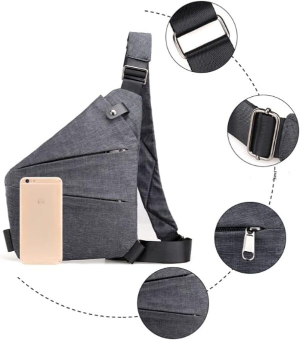 Wander Plus Anti Theft Travel Bag,Wander Plus Anti-Theft Bag,Cross Body Travel Bag Wander Plus Slim Sling Bag - Image 2