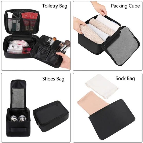 BAGAIL 8 Set Packing Cubes Luggage Packing Organizers for Travel Accessories - Image 3